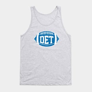 DET Retro Football - Silver Tank Top